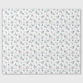  Mini Ditsy bloemenpatroon Cadeaupapier (Vlak)