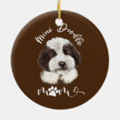 Mini Doodle Ma Moederdag Goldendole Mama Keramisch Ornament (Achterkant)