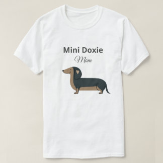 Mini Doxie Moeder T-shirt Miniatuur Wiener Cadeau