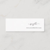 Mini Earring Display Card Mini Visitekaartje (Voorkant)