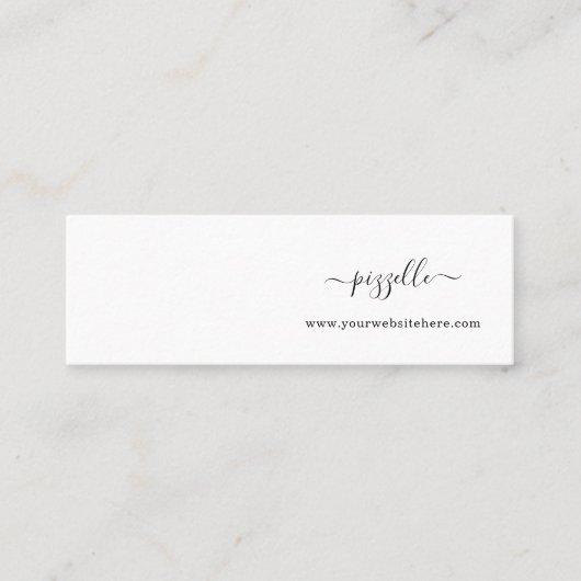 Mini Earring Display Card Visitekaartje (Voorkant)