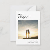 MINI | Eenvoudige aankondiging door ons (Voorkant)