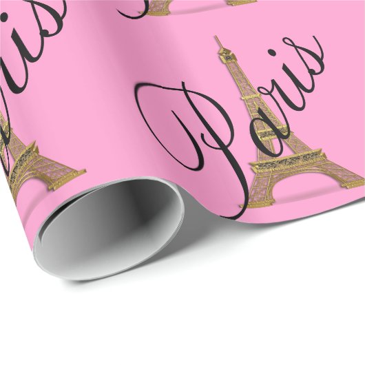 Mini Eiffel Tower Paris Cadeaupapier (Rol Hoek)