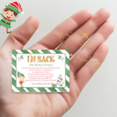 Mini Elf afdrukbare letters Magische Mini Santa El Poster