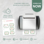 Mini Elf afdrukbare letters Magische Mini Santa El Poster