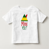 MINI Elf Baby Kinder kerstfeestdag Kinder Shirts (Voorkant)