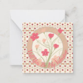 Mini en decoratief met envelop notitiekaartje (Voorkant)