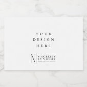 Mini-etiket bedrukken voor mousserende wijn sparkling wijnetiket (Enkel label)