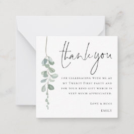 MINI Eucalyptus Foto 2000 Notitiekaartje