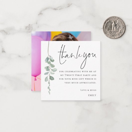 MINI Eucalyptus Foto 2000 Notitiekaartje (Voorkant / Achterkant in situ)