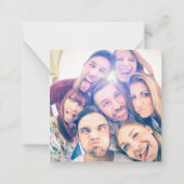 MINI Eucalyptus Foto 30e verjaardag Dank u Notitiekaartje (Achterkant)