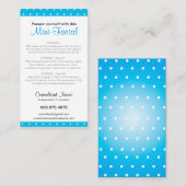 Mini-Facial-kaart Visitekaartje (Voorkant / Achterkant)