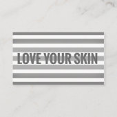 Mini-Faciale Instructiekaart - VERLIES UW HUID Visitekaartje (Achterkant)