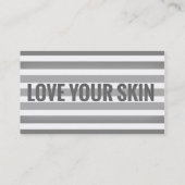 Mini-Faciale Instructiekaart - VERLIES UW HUID Visitekaartje (Achterkant)