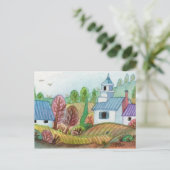 Mini Farmland Lakescape Briefkaart (Staand voorkant)