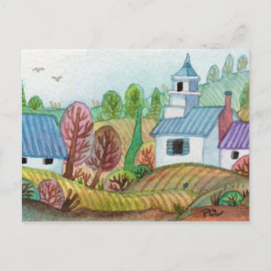 Mini Farmland Lakescape Briefkaart