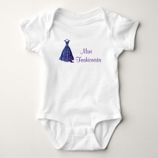 Mini Fashionista Body Suit Romper (Voorkant)