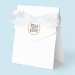 Mini Favor Gift Bag met Lint Custom Logo & Tekst Bedankdoosjes<br><div class="desc">Personaliseer deze mini-gunstcadeautas eenvoudig met uw eigen zakelijke logo, tekst en kleuren. Het is ideaal voor kleine geschenkartikelen en gunsten zoals snoep, sieraden, zeep, kleine productmonsters, enz. Het is beschikbaar in andere lintkleuren, andere doosstijlen en u kunt de kleur aanpassen. Lage minimale bestelhoeveelheid en geen installatiekosten. Ontwerptip: Uitzicht dit zo...</div>