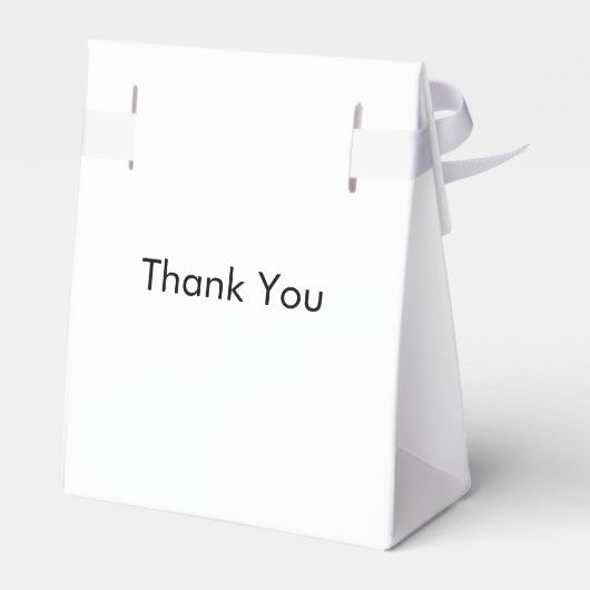 Mini Favor Gift Bag met Lint Custom Logo & Tekst Bedankdoosjes (Achterkant)