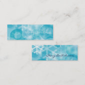 mini-feestkaart mini visitekaartje (Voorkant / Achterkant)