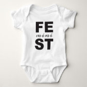 mini-feminist romper (Voorkant)