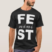 mini feministe t-shirt (Voorkant)