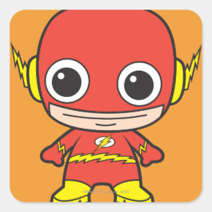 Mini Flash Vierkante Sticker