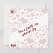 Mini Flat Gotische Liefde Valentijnskaart Kaart (Achterkant)