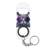 Mini flesopening met Sleutelhanger Flessenopener (Achterkant)