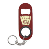 Mini flesopening met Sleutelhanger Mini Flessenopener (Voorkant)