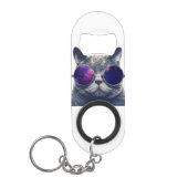 Mini flesopening met Sleutelhanger Mini Flessenopener (Voorkant)