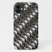 Mini Flip Flop Sandalen Patroon (zwart) Case-Mate iPhone Case (Achterkant)