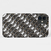 Mini Flip Flop Sandalen Patroon (zwart) Case-Mate iPhone Case (Achterkant (horizontaal))