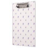 Mini Floral Focus Pastel Paarse Klembord (Links)