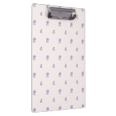 Mini Floral Focus Pastel Paarse Klembord (Rechts)