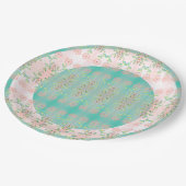 Mini Floral met Blauwgroen Papieren Bordje (Gekanteld)