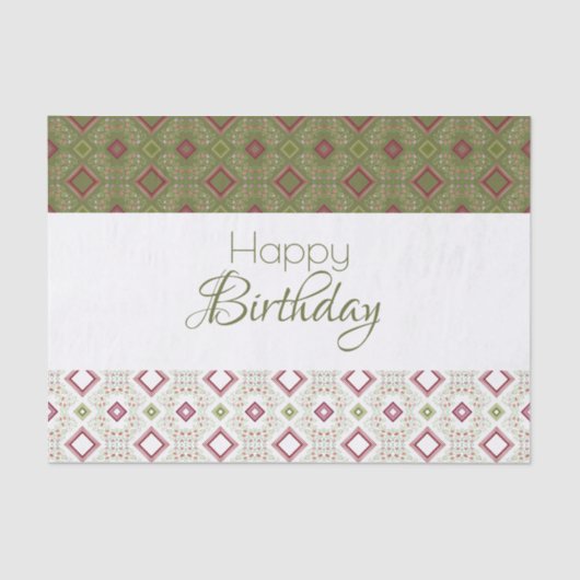 Mini Floral ontworpen Tissuepapier (Voorkant)