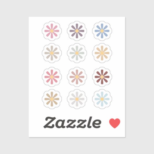 Mini Flowers Stickers set (Vel)