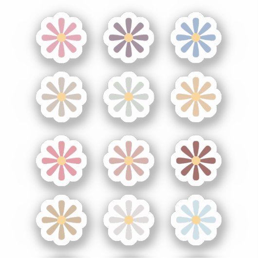 Mini Flowers Stickers set (Voorkant)