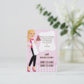 Mini Flyer-kaart voor de Planner-gebeurtenisorgani Visitekaartje (Staand voorkant)