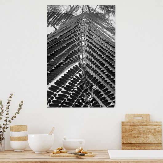 mini folhas - P&B Poster (Keuken)