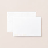 Mini Folie Kaart (Met envelop)