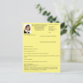 Mini Form for: Med., Derm., Dental, Vermiste Perso Uitnodiging Briefkaart (Staand voorkant)
