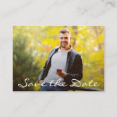 MINI-formaat 3,5 x 2,5-inch foto-Afstuderen Informatiekaartje (Voorkant)