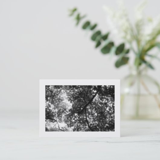 Mini Foto in de Trees Visitekaartje (Staand voorkant)