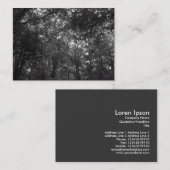 Mini Foto omhoog in de Bomen Visitekaartje (Voorkant / Achterkant)