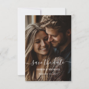 Mini Foto Platte Save The Date Kaart