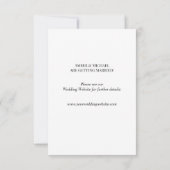 Mini fotopostkaart Save The Date kaart (Achterkant)