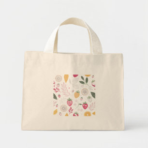 Mini Fruit Kunst Kleine Tote Tas
