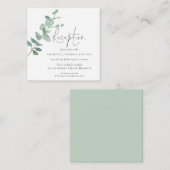 MINI | Gegevens over het ontvangen van eucalyptus  Informatiekaartje (Voorkant / Achterkant)